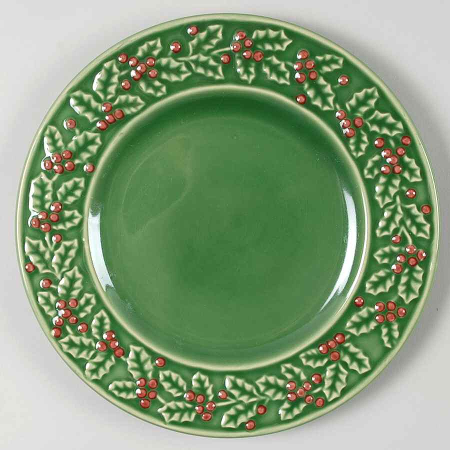 Holly & Berries Salad Plate by Sonoma Home-1