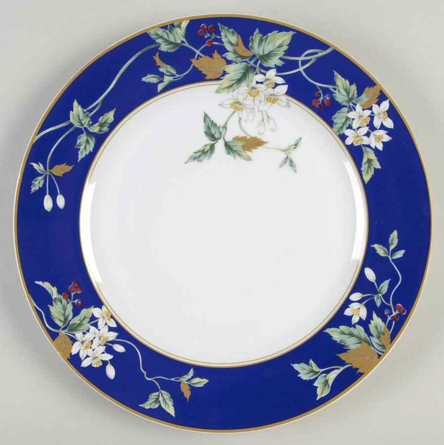 Regina Blue Cake Plate by Sadek-1