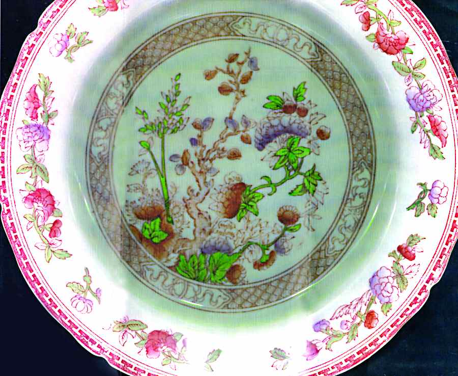 India Tree Dinner Plate by Staffordshire-1