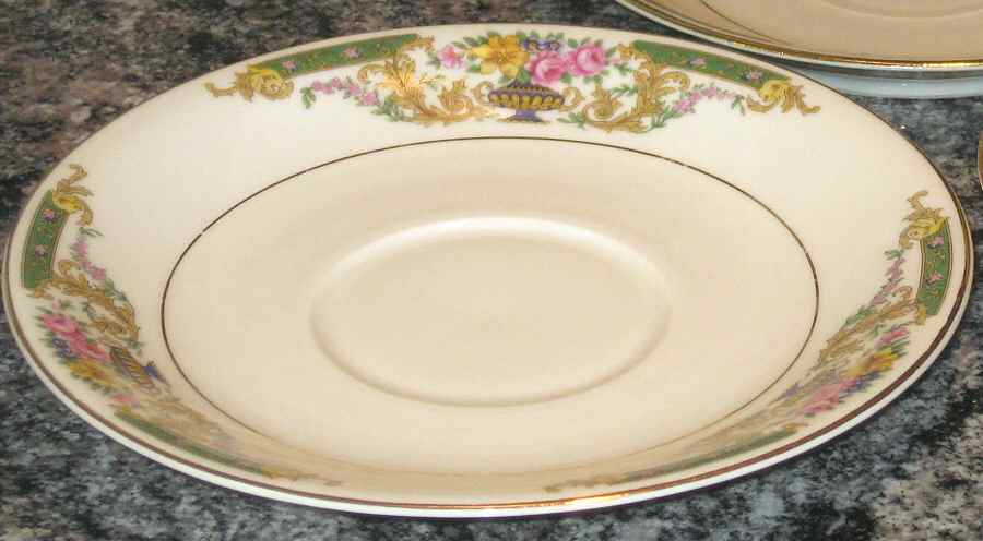 HCZ257 No Middle Floral Saucer for Cream Soup Bowl by Haas-Czjzek Coronado-1