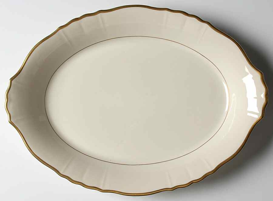 SY727 14" Oval Serving Platter by Syracuse-1