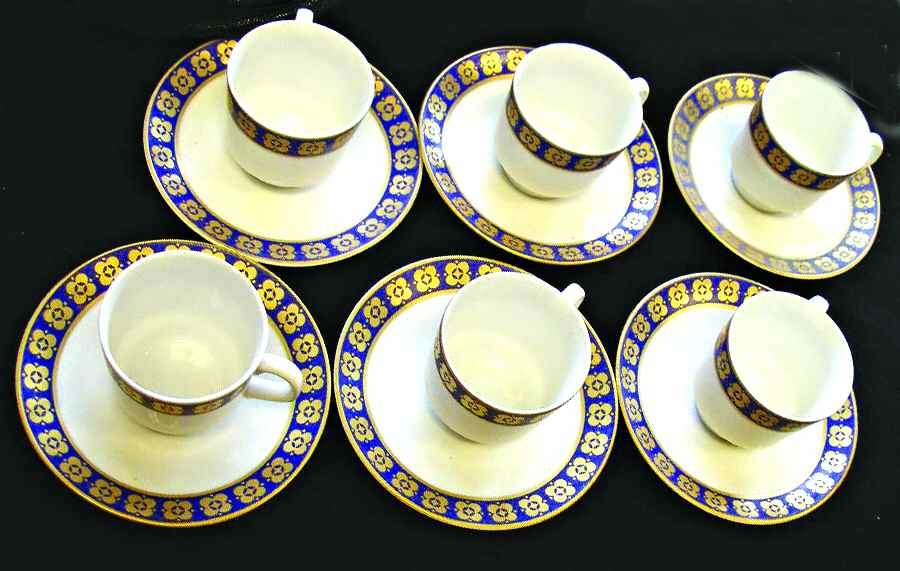 SCH452 Footed Demitasse Cup & Saucer Set by Schumann - Bavaria-1