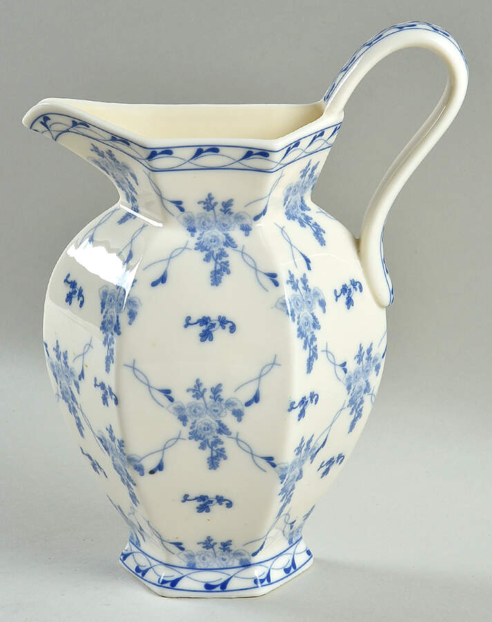 Rose Brocade 7" Wall Pocket Pitcher by Skye Mcghie-1