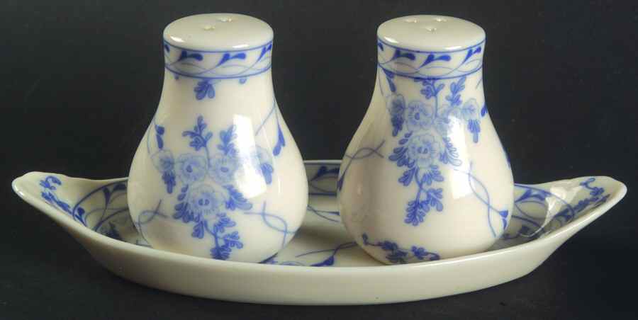 Rose Brocade (3 Pc) Salt & Pepper Tray Set by Skye Mcghie-1