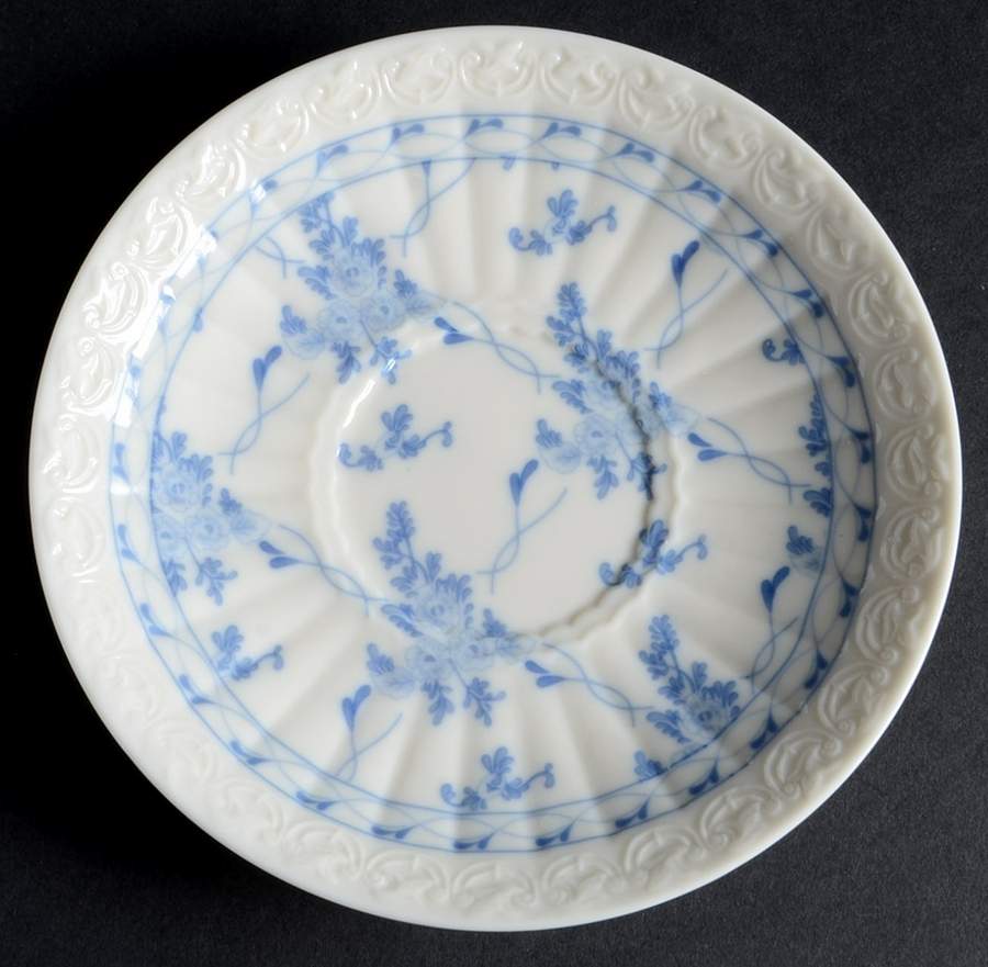 Rose Brocade Saucer by Skye Mcghie-1