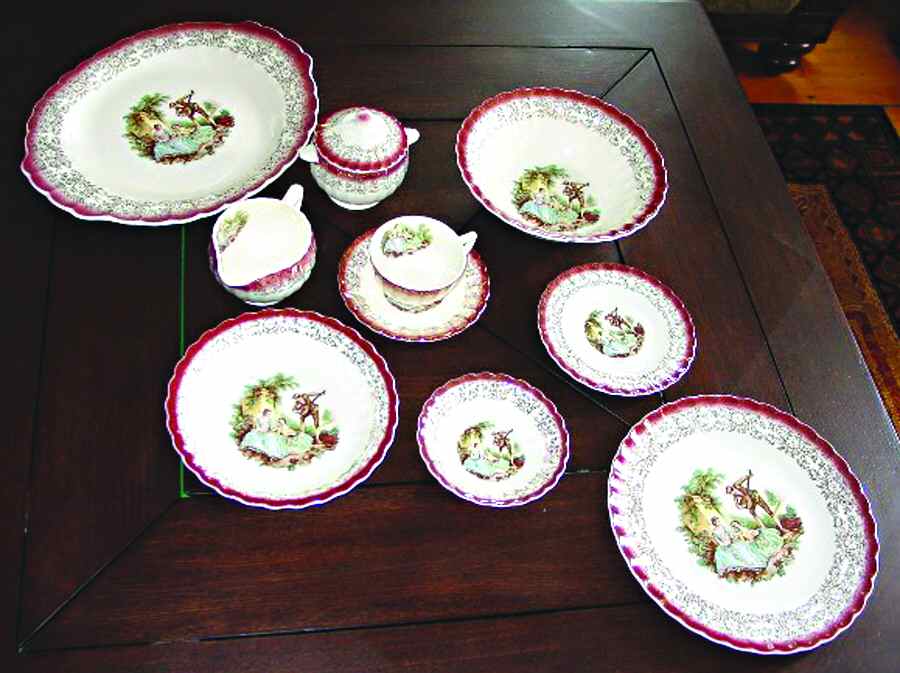 Serenade (Filigree# 1KS518) Dinner Plate by Sebring Pottery-1