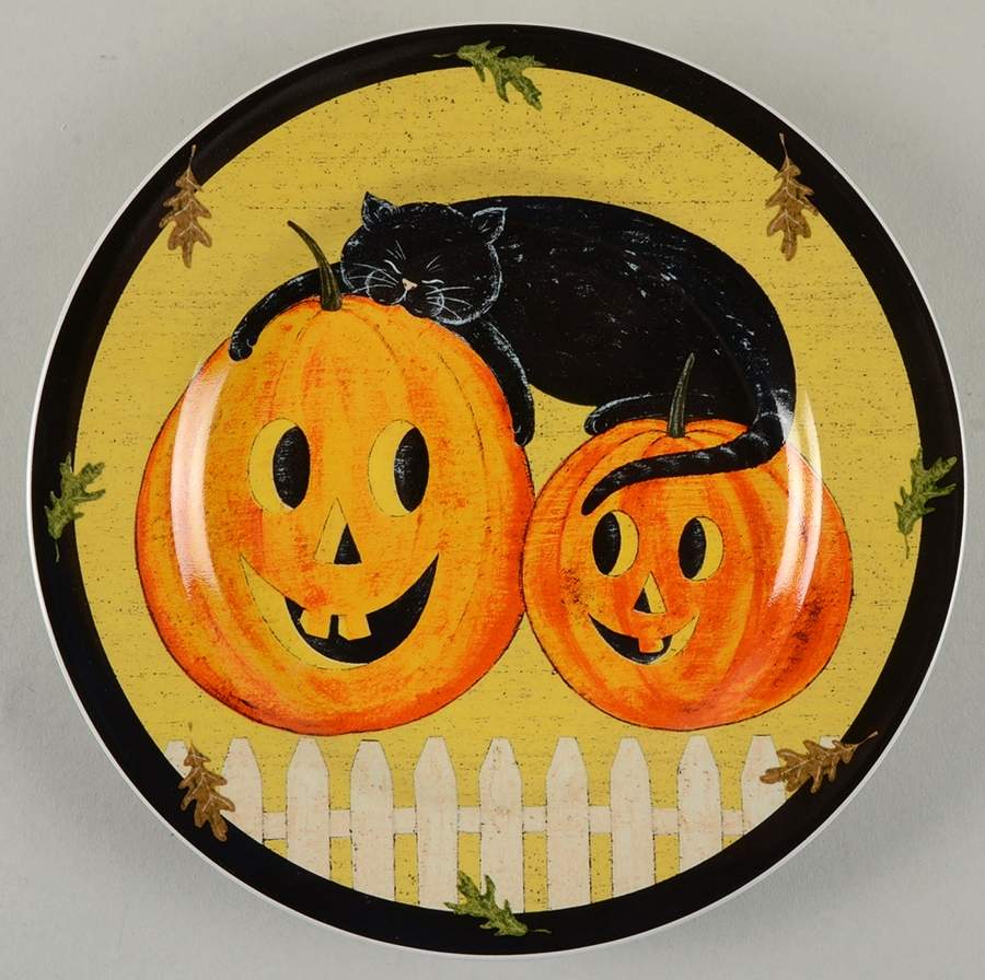 Pumpkin Dreams Salad Plate by Sakura-1
