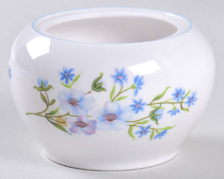 Blue Rock (York) Mustard Jar No Lid by Shelley-1