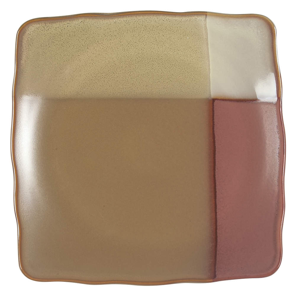 Gold Dust Sienna Square Salad Plate by Sango-1