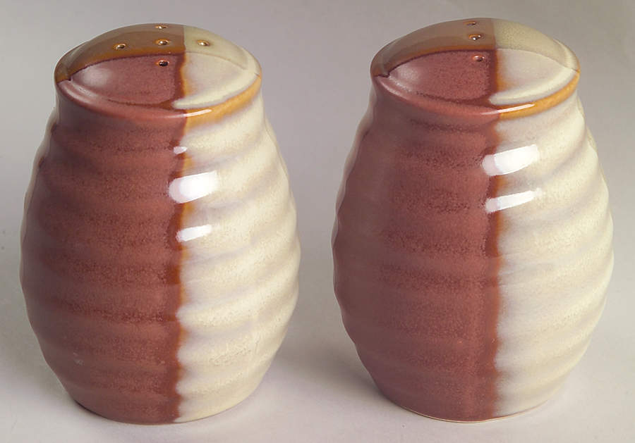 Gold Dust Sienna Salt & Pepper Set by Sango-1