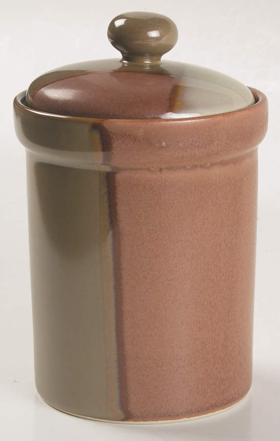Gold Dust Sienna Small Canister & Lid by Sango-1