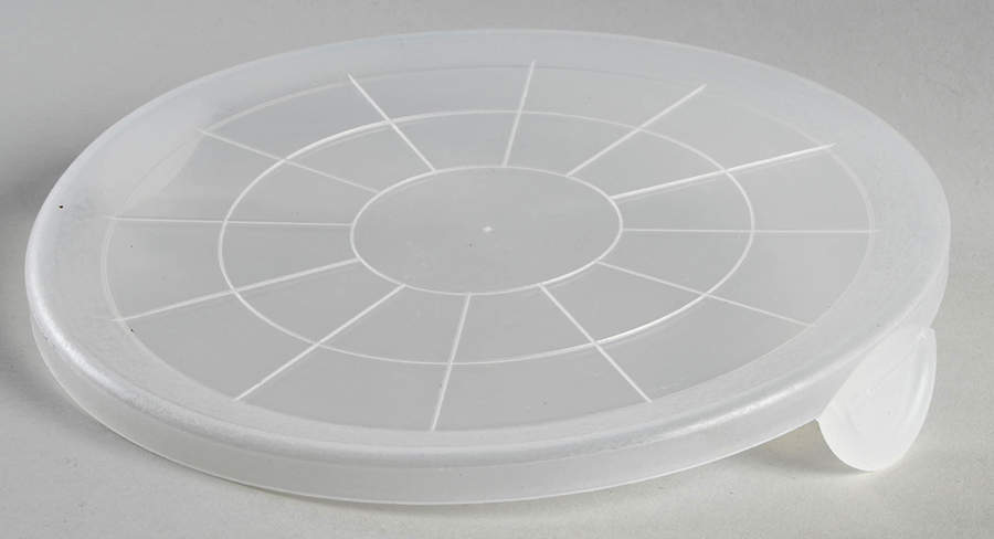 Gold Dust Sienna 6" Storage Ceramic Bowl Plastic Lid by Sango-1