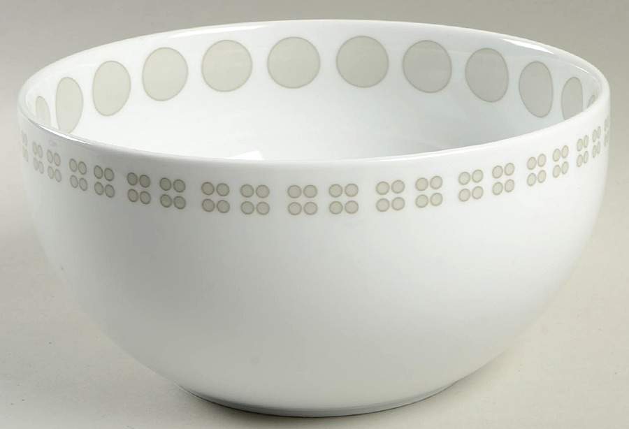 Columbus Circle Taupe 9" Round Vegetable Bowl by Studio Nova-1