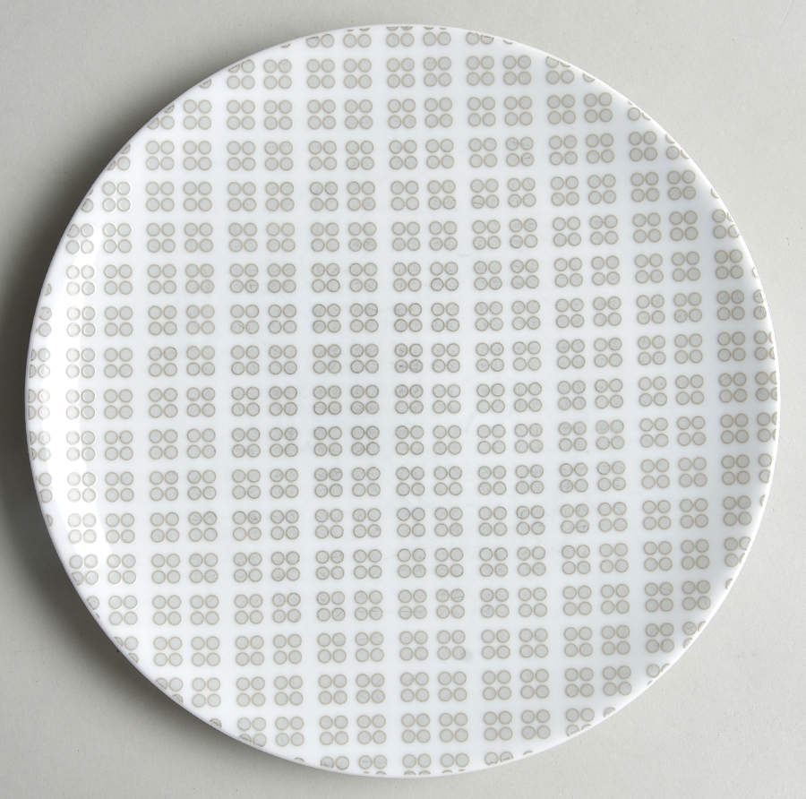 Columbus Circle Taupe Salad Plate by Studio Nova-1