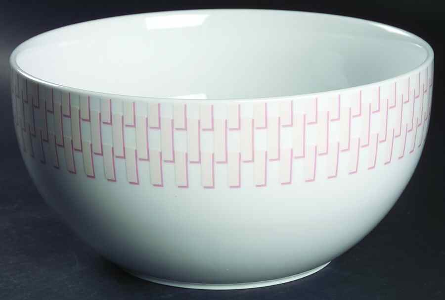 Foley Square Pink 9" Salad Serving Bowl by Studio Nova-1