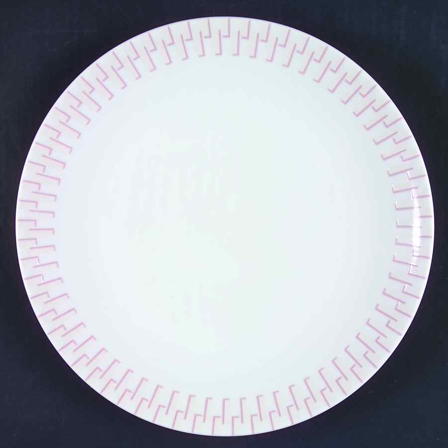 Foley Square Pink Dinner Plate by Studio Nova-1