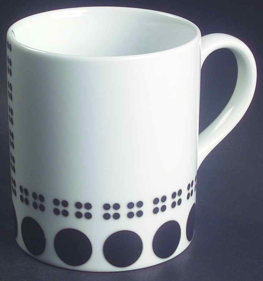 Columbus Circle Black Mug by Studio Nova-1
