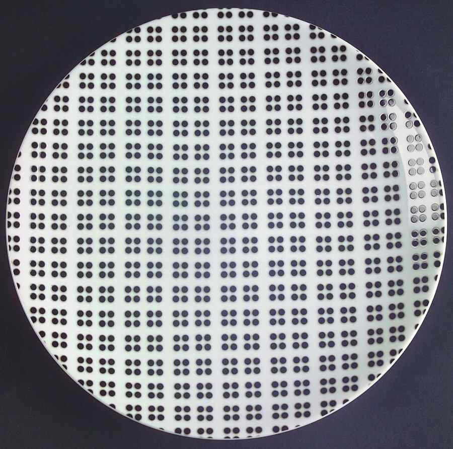 Columbus Circle Black Salad Plate by Studio Nova-1