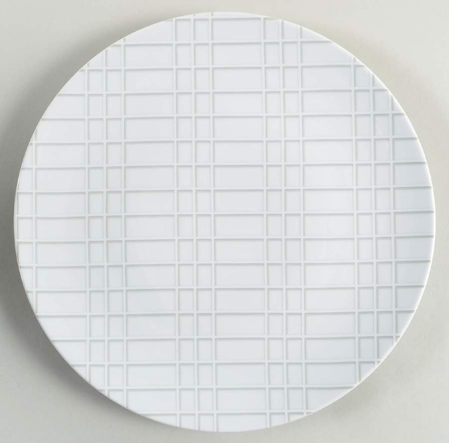 Park Avenue Grid 12" Chop Plate (Round Platter) by Studio Nova-1