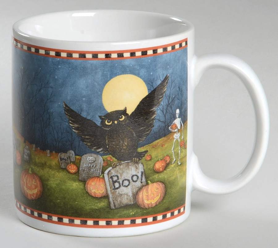 Haunted Hollow Halloween (Decal) Mug by Sakura-1