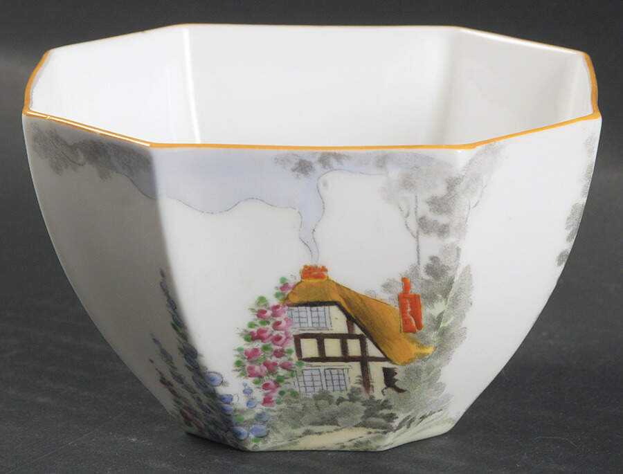 Cottage-2 Open Sugar Bowl by Shelley-1