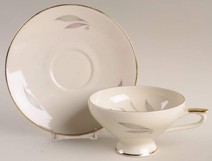 SLT317 Footed Cup & Saucer Set by Seltmann-1