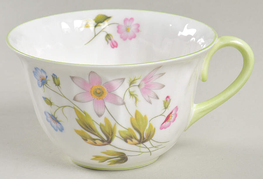 Wild Anemone Flat Cup by Shelley-1