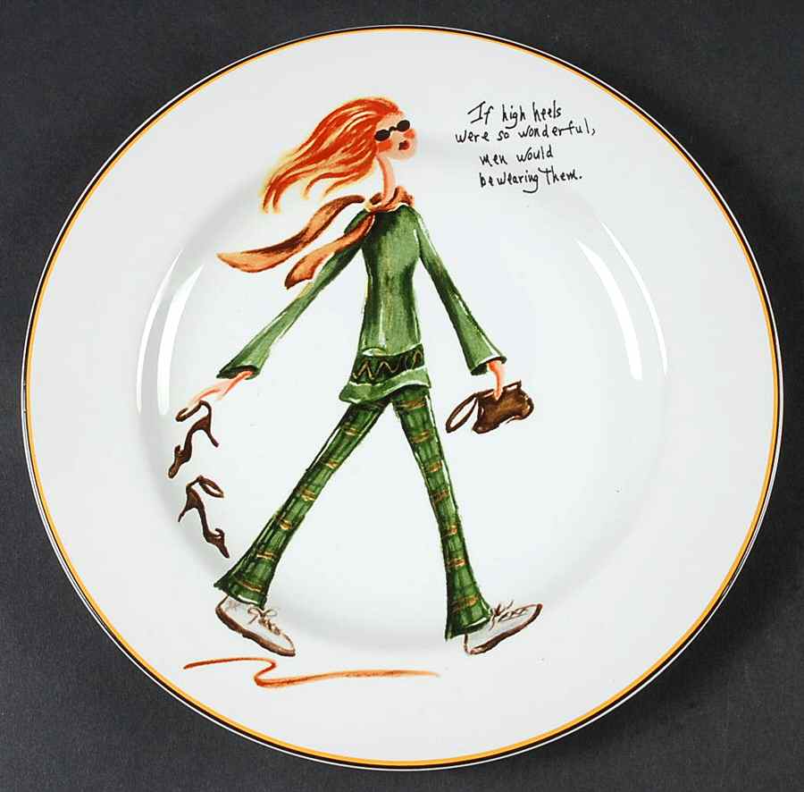 Spring Cleaning Salad/Dessert Plate by Sakura-1