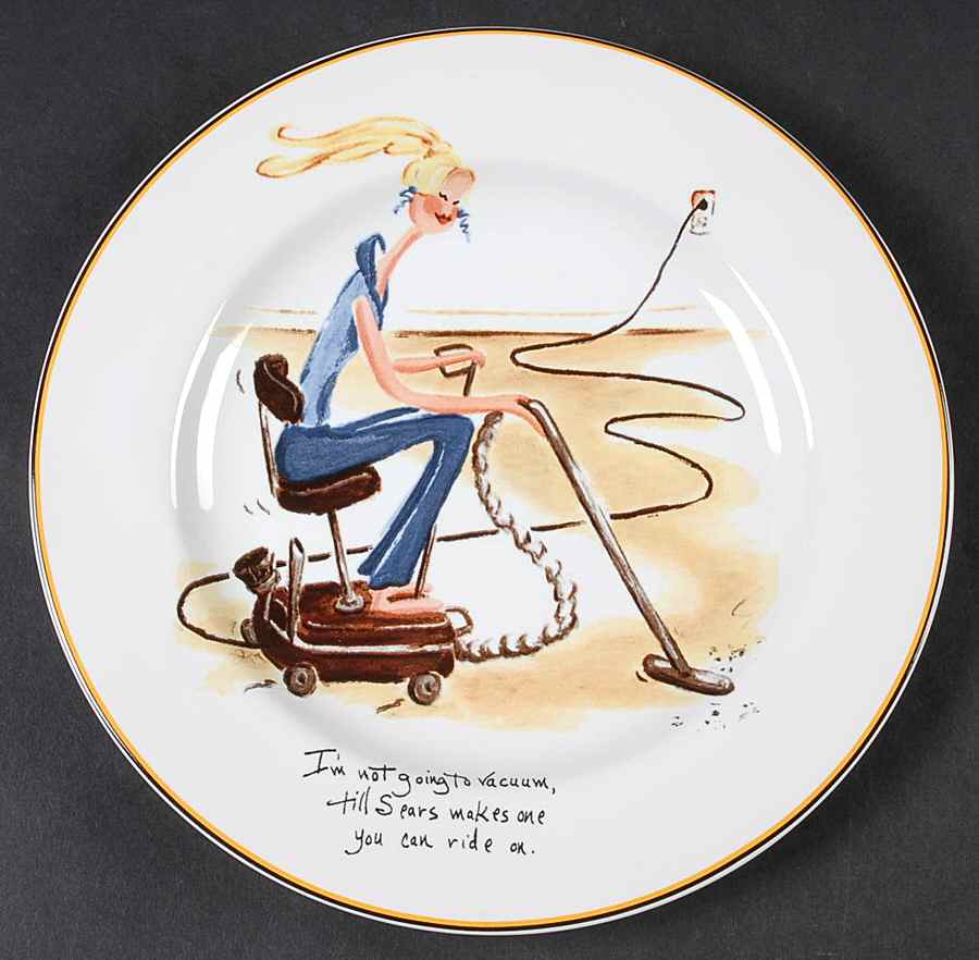 Spring Cleaning Salad/Dessert Plate by Sakura-1