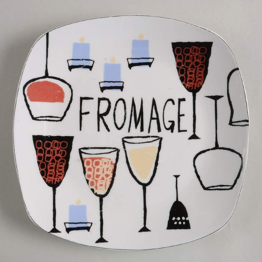 Wine & Cheese Dessert/Pie Plate by Sakura-1