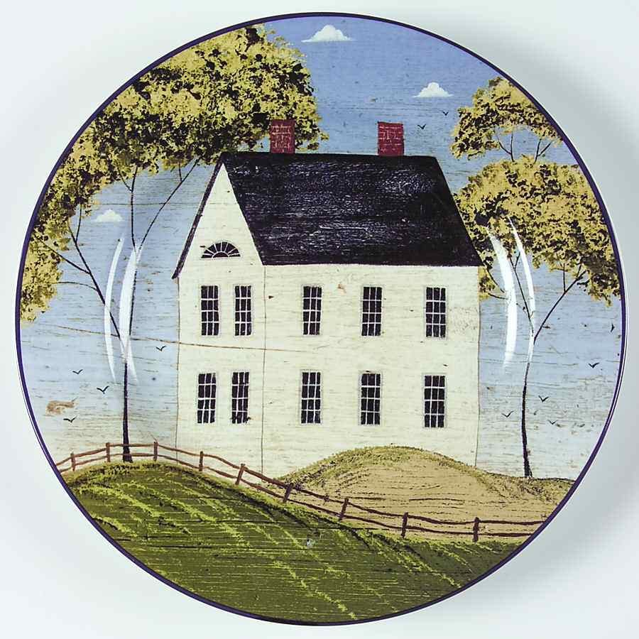 Home Sweet Home (Warren Kimble) Salad Plate by Sakura-1