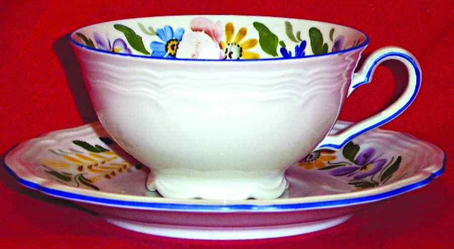 SLT319 Footed Cup & Saucer Set by Seltmann-1