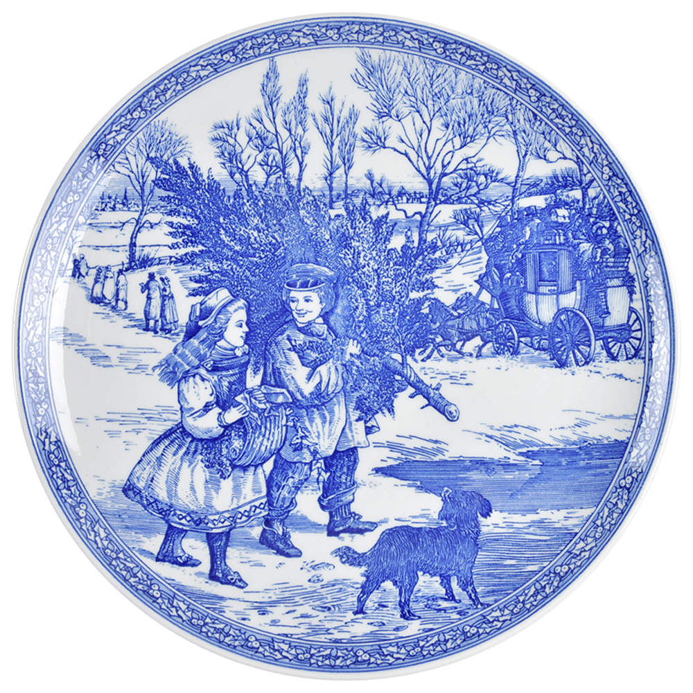 Victorian Annual Christmas 1995 Annual Christmas Plate by Spode-1