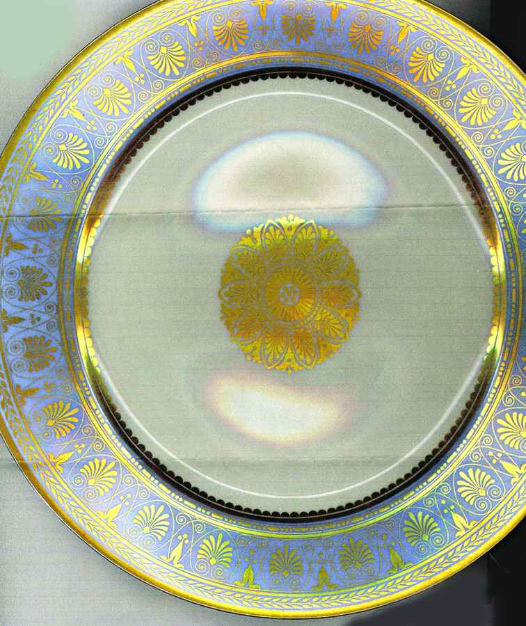 SPF21 Dinner Plate by Sevres Porcelain (France)-1