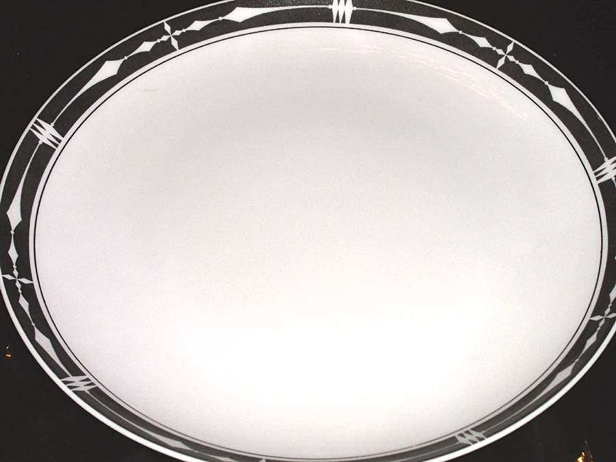 Charcoal Fashion 14" Oval Serving Platter by Sango-1