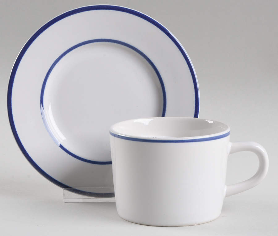SIG37 Flat Cup & Saucer Set by Signature-1