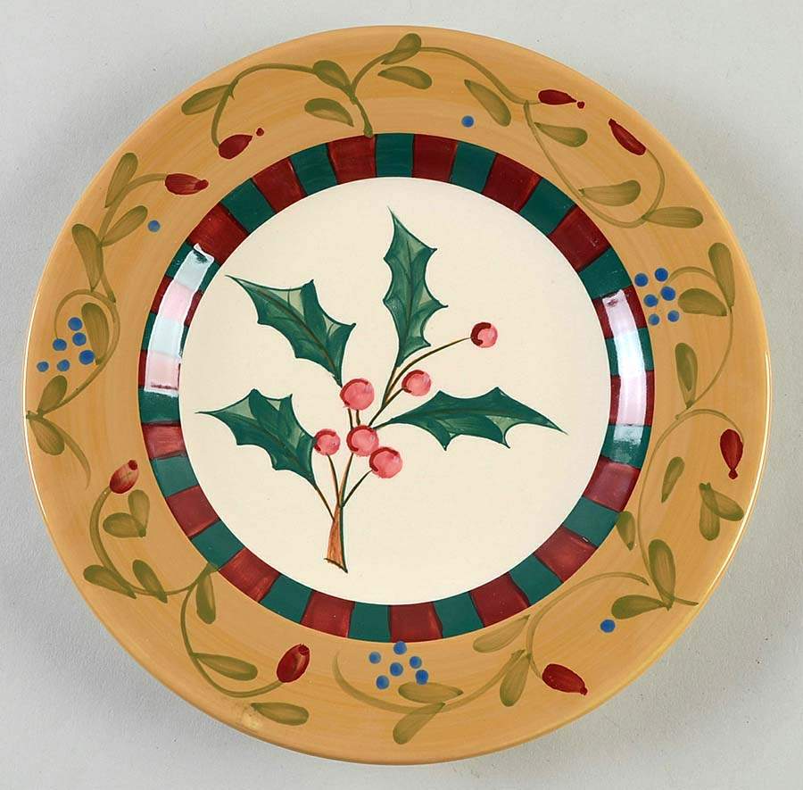 Olivia Holiday Salad Plate by Signature-1