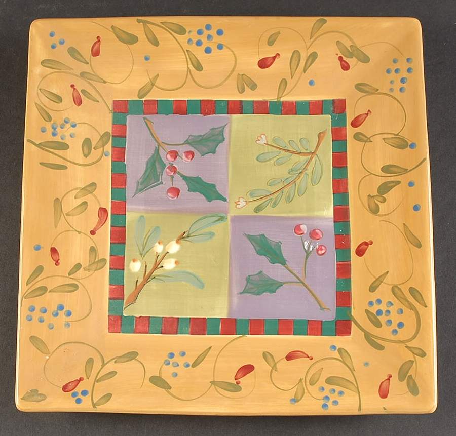 Olivia Holiday 10" Square Tray by Signature-1