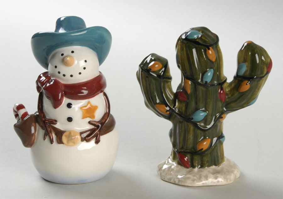 Happy Trails Holiday Figural Salt & Pepper Set by Sonoma Home-1