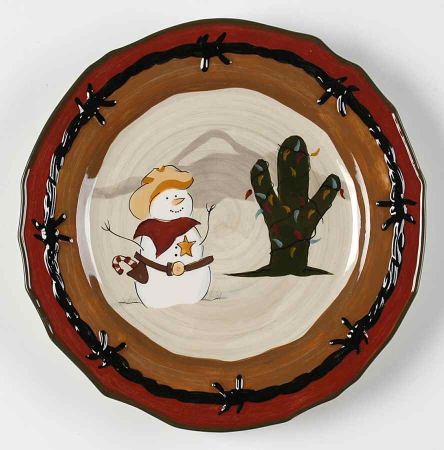Happy Trails Holiday Salad Plate by Sonoma Home-1