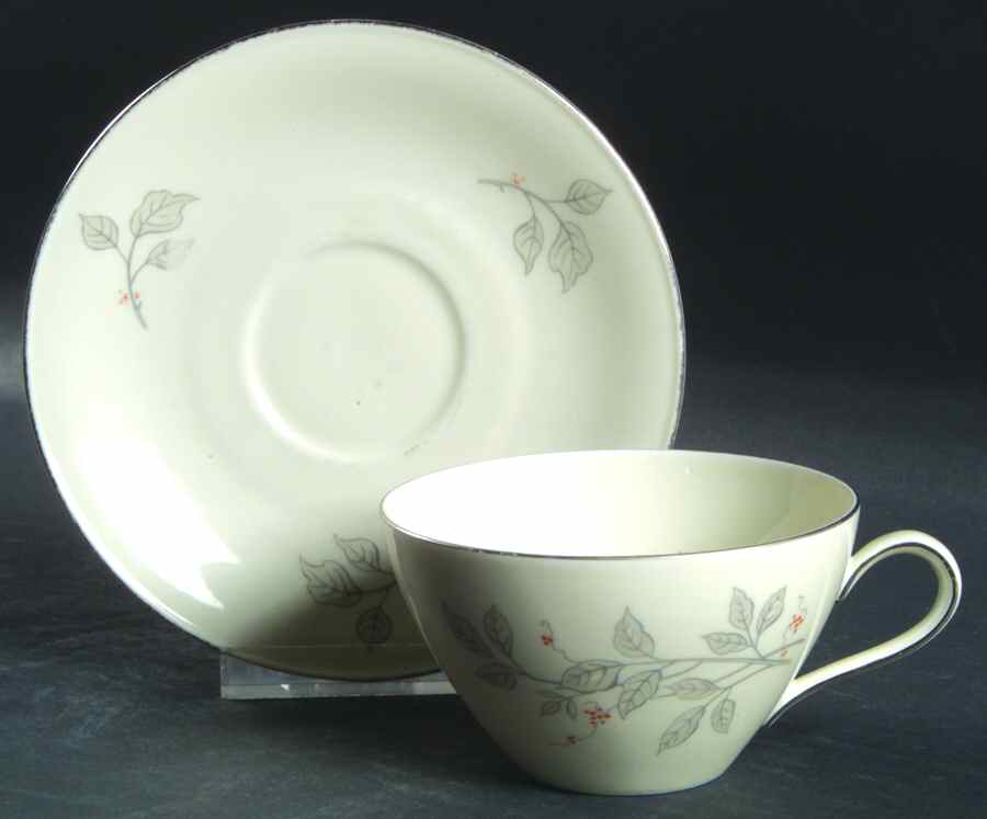 SLT323 Flat Cup & Saucer Set by Seltmann-1