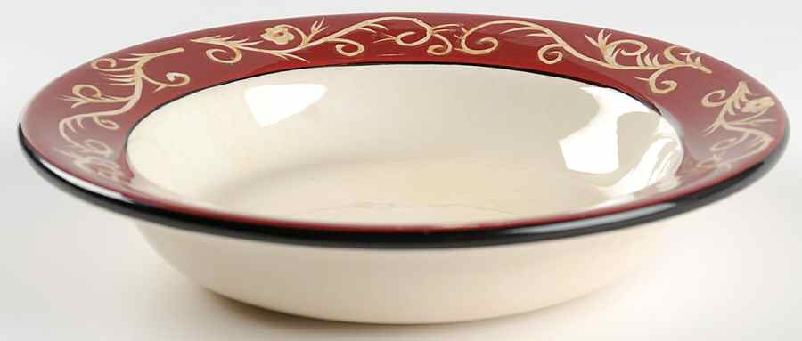 Farmhouse Rooster Rim Soup Bowl by Sakura-1