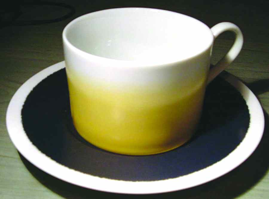 Seven Palaces, The Flat Cup & Saucer Set by Swid Powell-1
