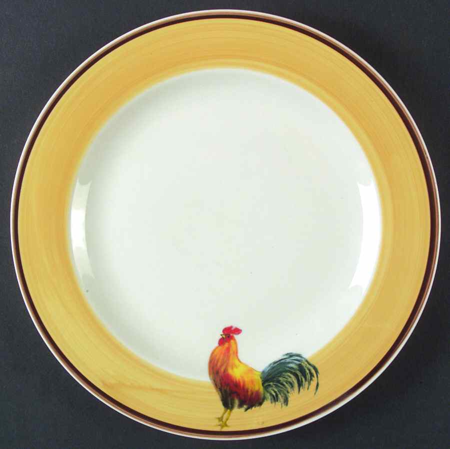 Sunrise Rooster Dinner Plate by Sakura-1