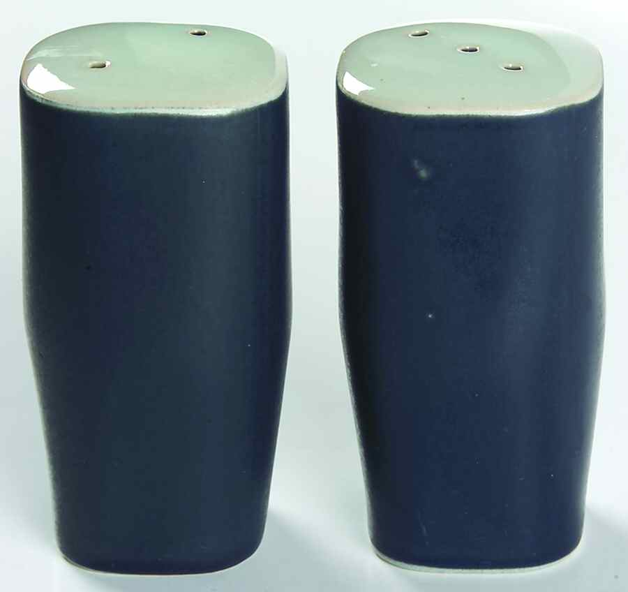 Sensations Blue Salt & Pepper Set by Sango-1