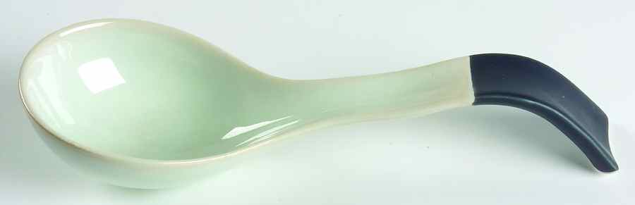 Sensations Blue Spoon Rest/Holder (Holds 1 Spoon) by Sango-1