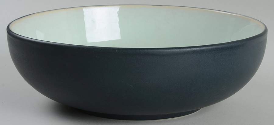 Sensations Blue 9" Round Vegetable Bowl by Sango-1