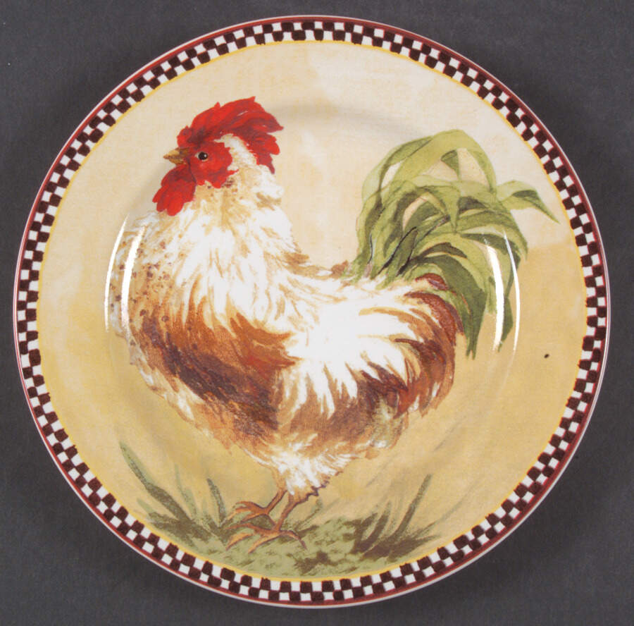 Chanticleer Salad Plate by Sakura-1