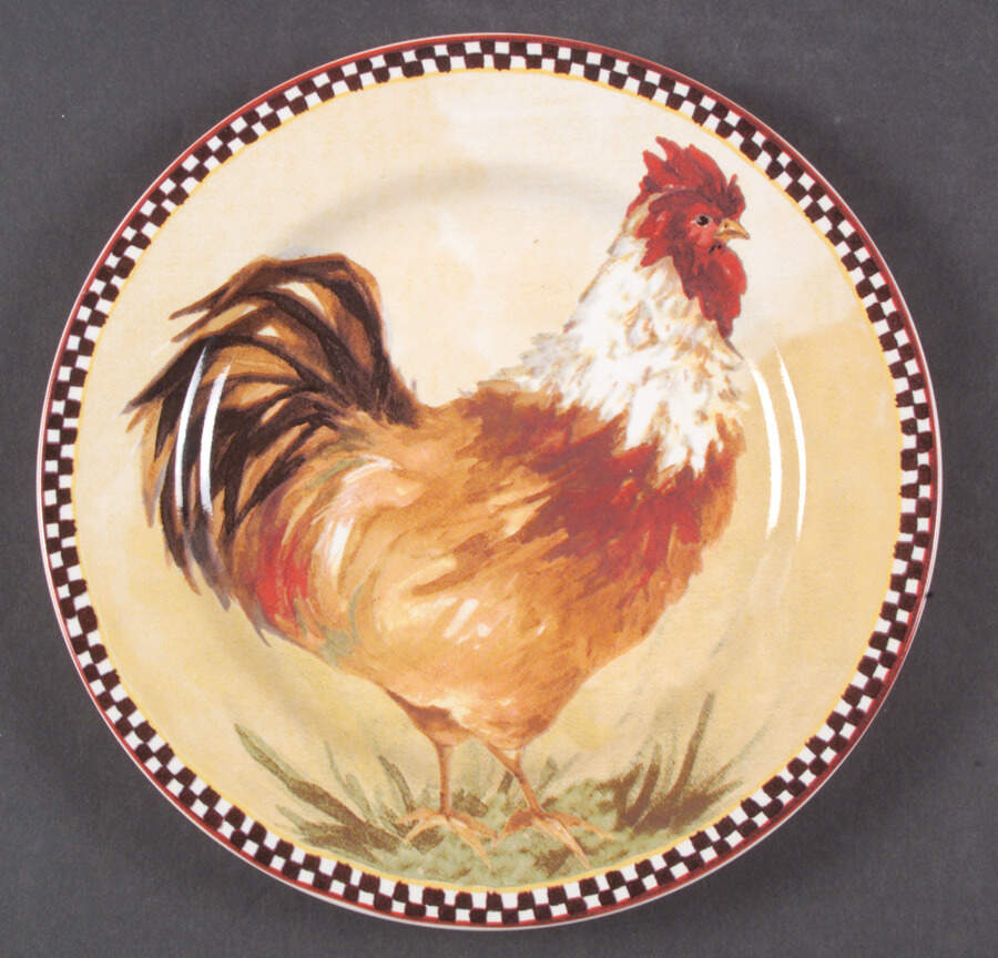 Chanticleer Salad Plate by Sakura-1