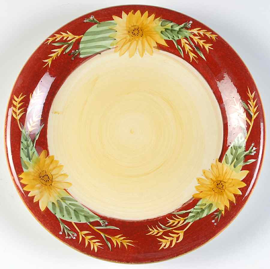 Chanticleer Coupe Dinner Plate by Sakura-1